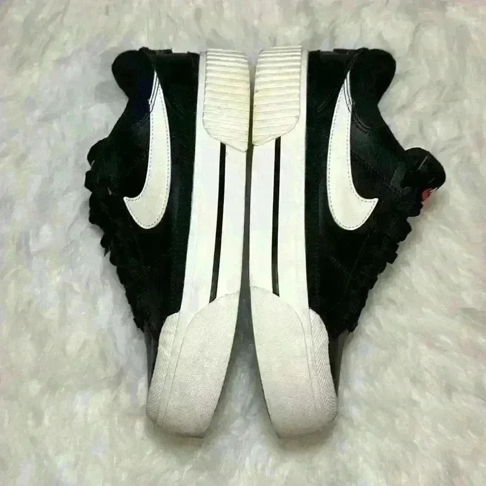 Nike Court Legacy Leather Lift Womens Platform Trainers DM7590 001 US Size 7.5